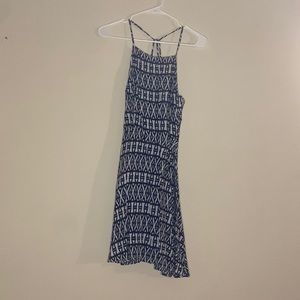 H&M Geometric Navy Sundress